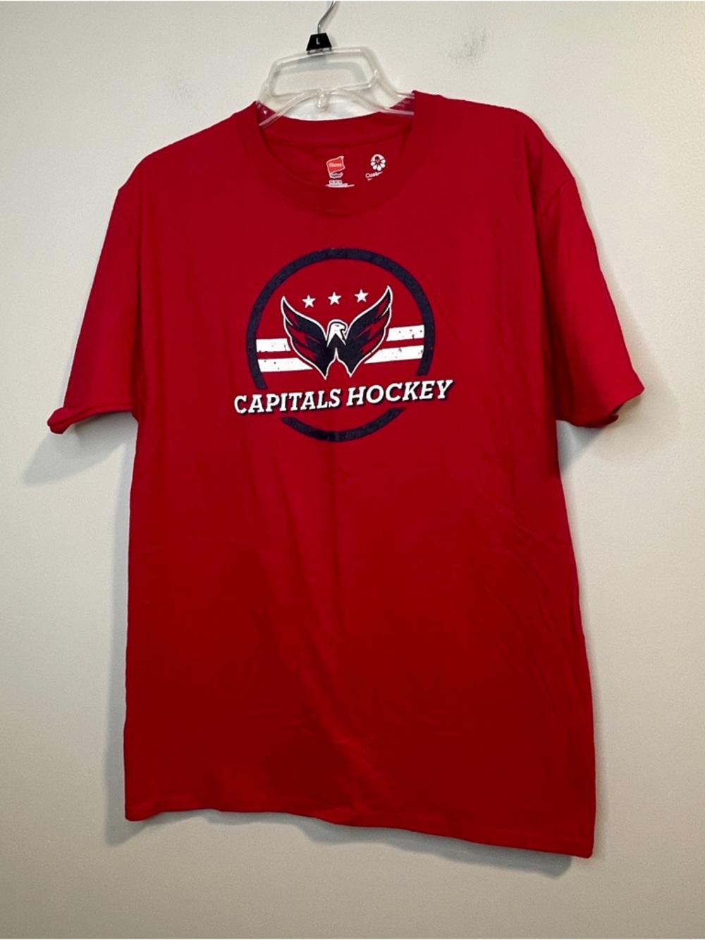 Capitals Hockey Red Short Sleeve Tee